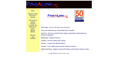 Desktop Screenshot of findalink.net